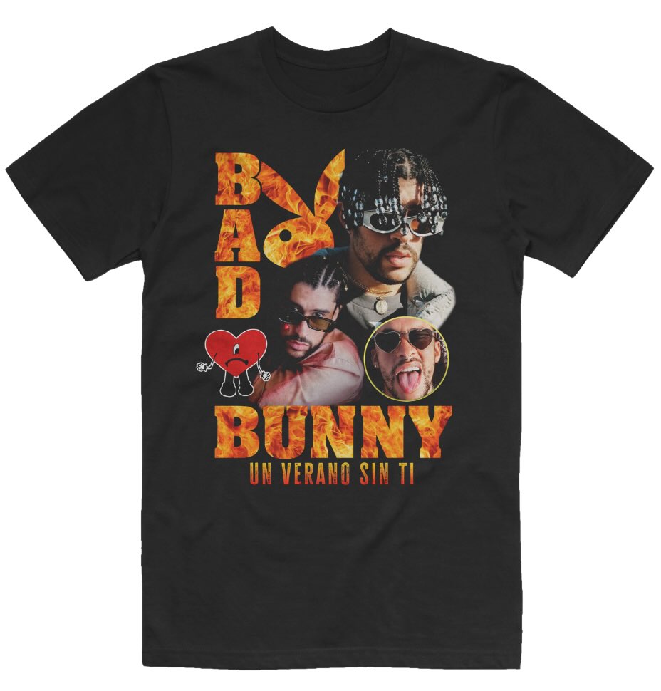 Bad bunny hot sale t shirt